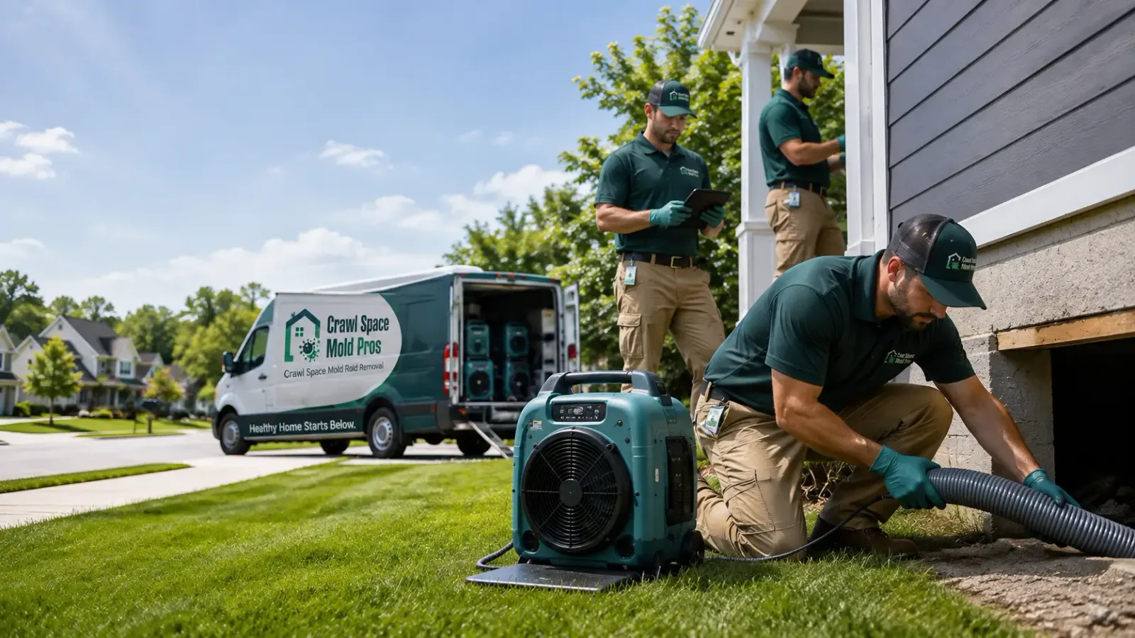 Crawl Space Mold Removal in Franklin, KY